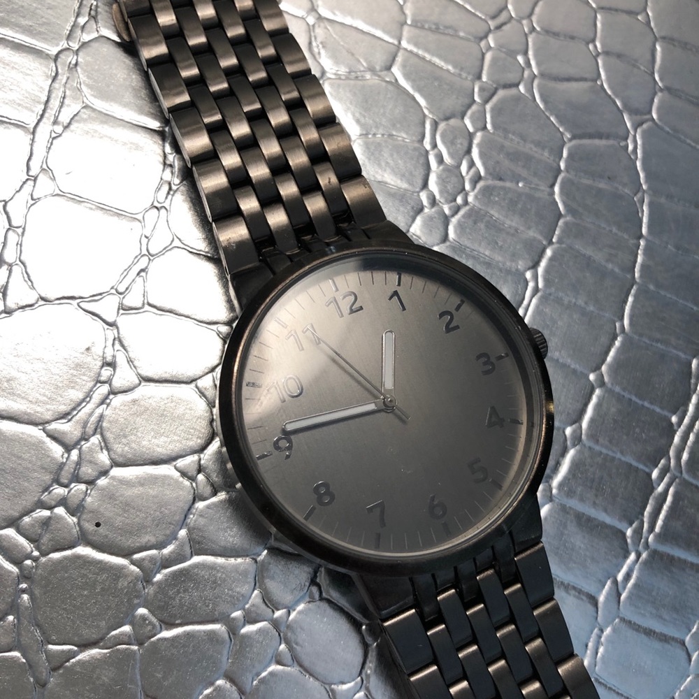 NIB Gunmetal Watch Unisex